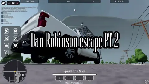Dan Robinson eacape PT 2 #elreno #tornado #tornadotok #helicity