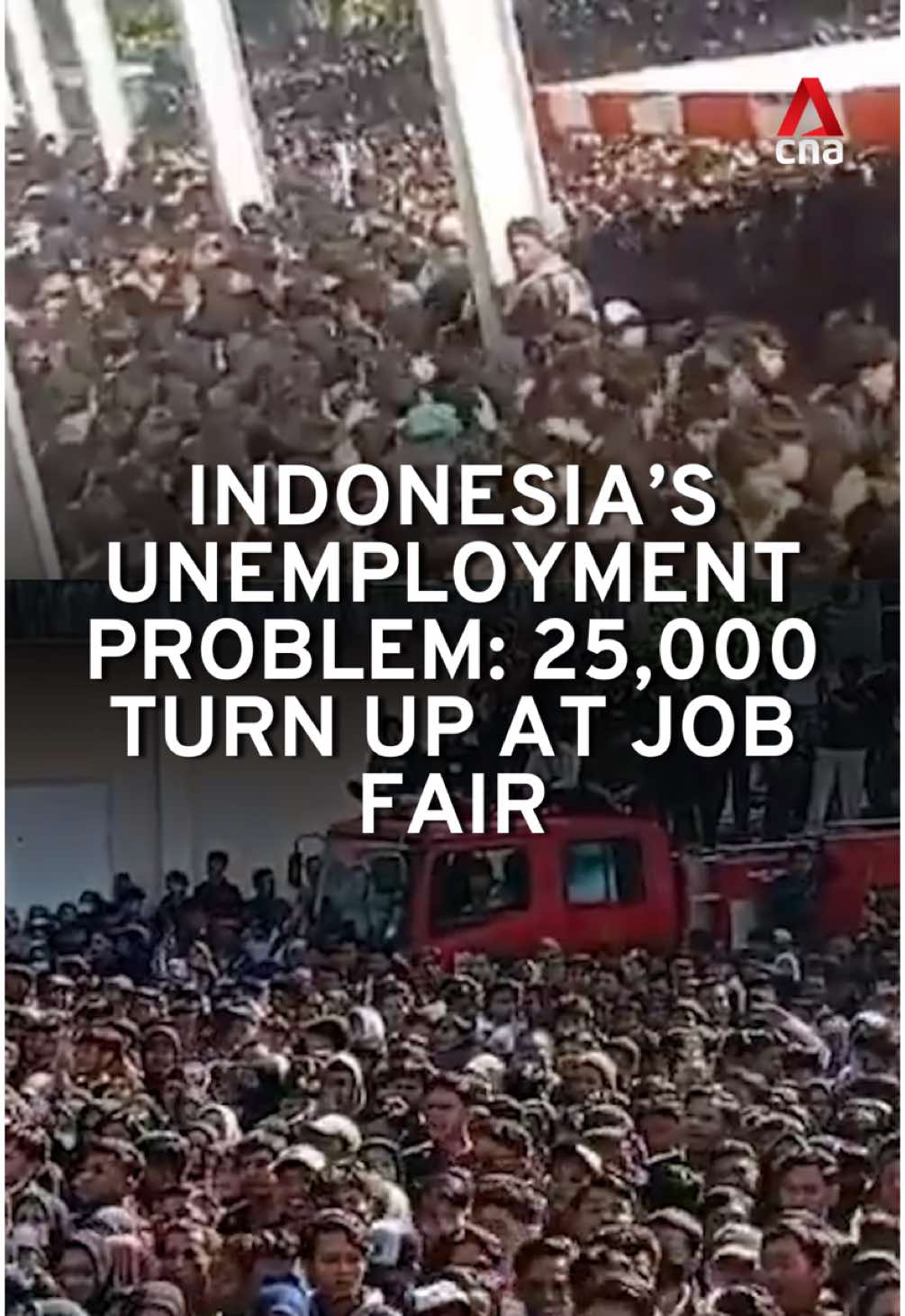 A recent job fair in Bekasi, Indonesia that offered some 2,000 positions and drew 25,000 people - with many shoving, screaming and fainting - has highlighted the plight of Indonesia’s jobseekers. Why is Indonesia grappling with unemployment? CNA's Kiki Siregar reports. (Video: CNA/Ridhwan Siregar) #indonesia #indonesianews