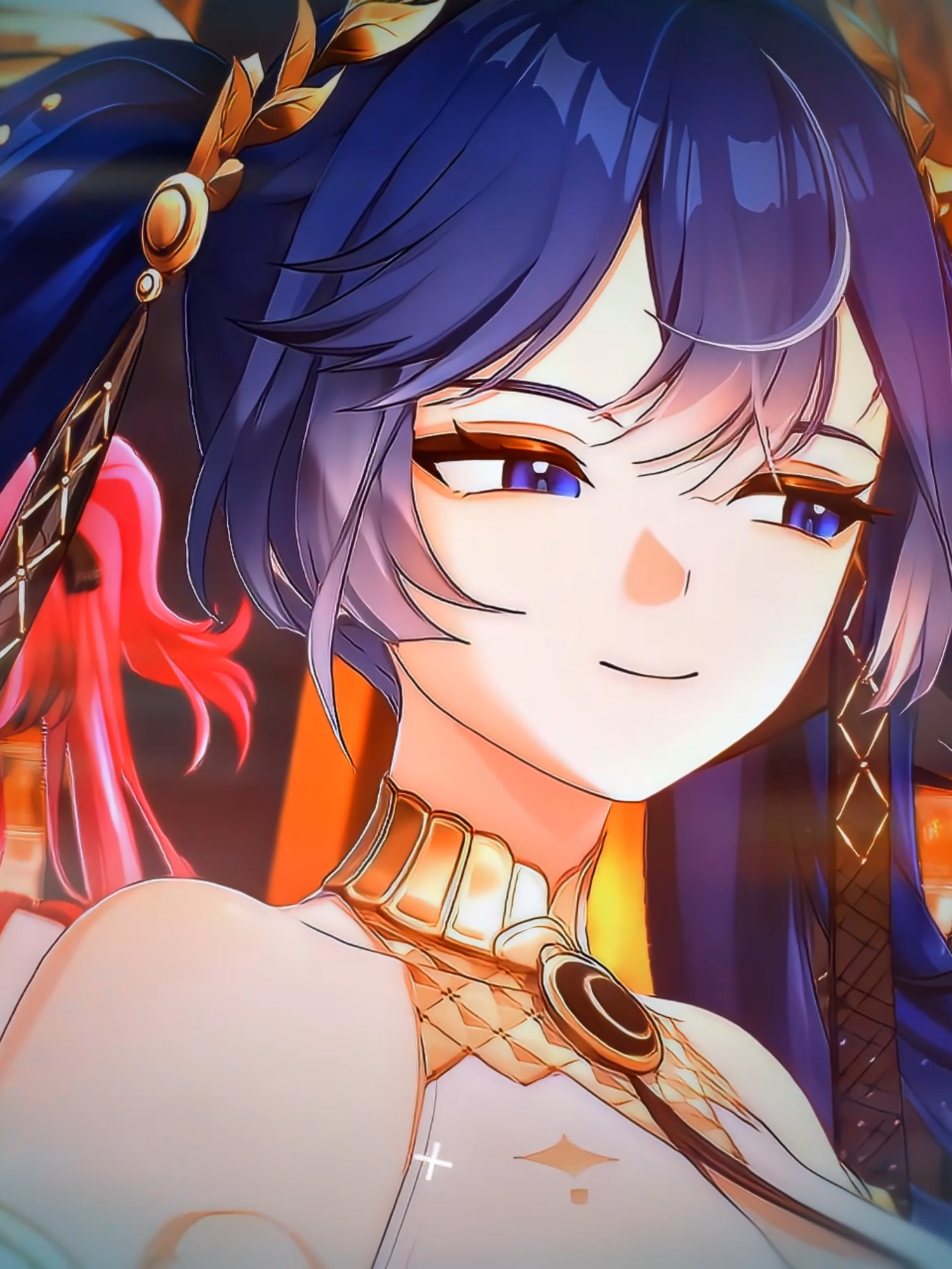 Tsundere Aura📈💙 #iuno #wutheringwaves #wuwacreator #waifu #azra07 #hanasq #daasq #wuwa