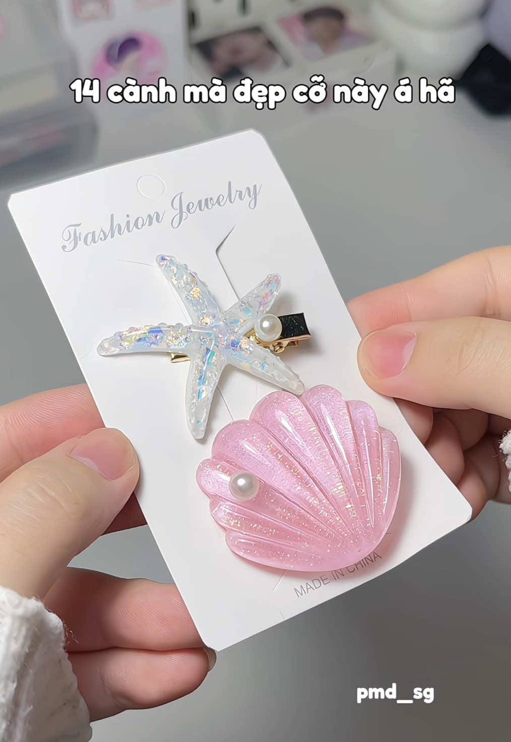 14 🐟 mà đẹp dữ vậy mom 🥹 #unbox #review #keptoc #Summer #biển #phukien #thoitrang #cute #tiktok #fyp #xuhuong #tts #muataitiktok #trending #pmd_sg 