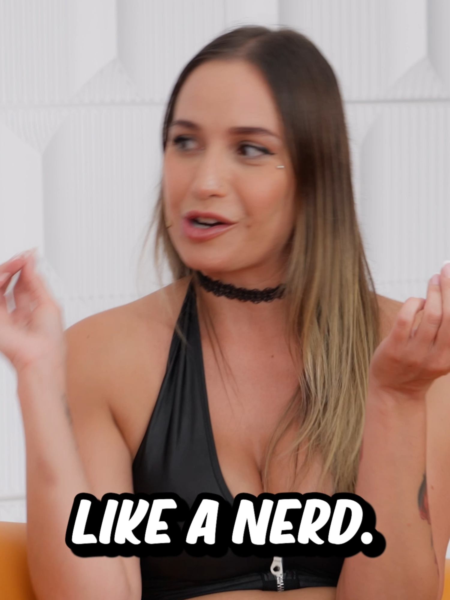 Desiree loves being a nerd! 🤓 #podcast #nerd #interview #fyp