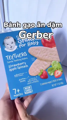 1 lần ăn gần hết cả túi luôn #banhandam #banhgao #gerber #banhgaogerber #xuhuong #review #viral #fyp #TinTinvaMe 