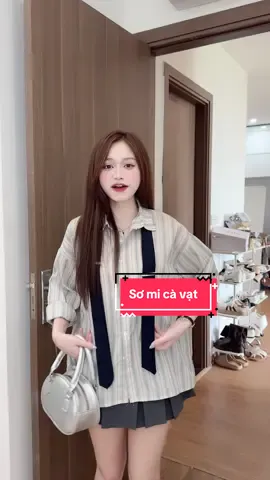Sơ mi cà vạt hot lắm