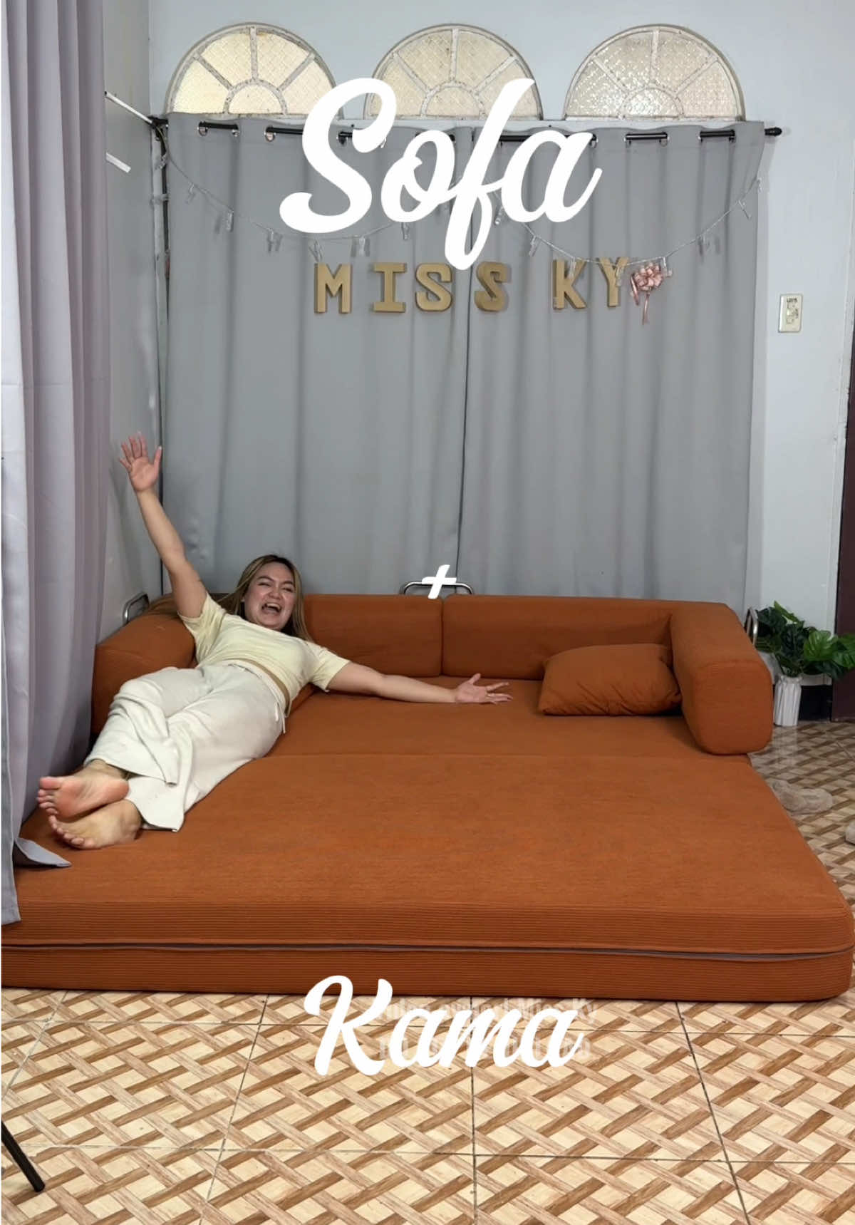 Replying to @silent  Just got my dream SOFA BED! 🥹 Satisfied sa quality plus 10yrs warranty pa 😍🫶🏻 @DreameOfficialstore Thank youuu dreame!! #dreame #sofa #bed #sofabed #foam #foammattress #teddy #teddysofa 