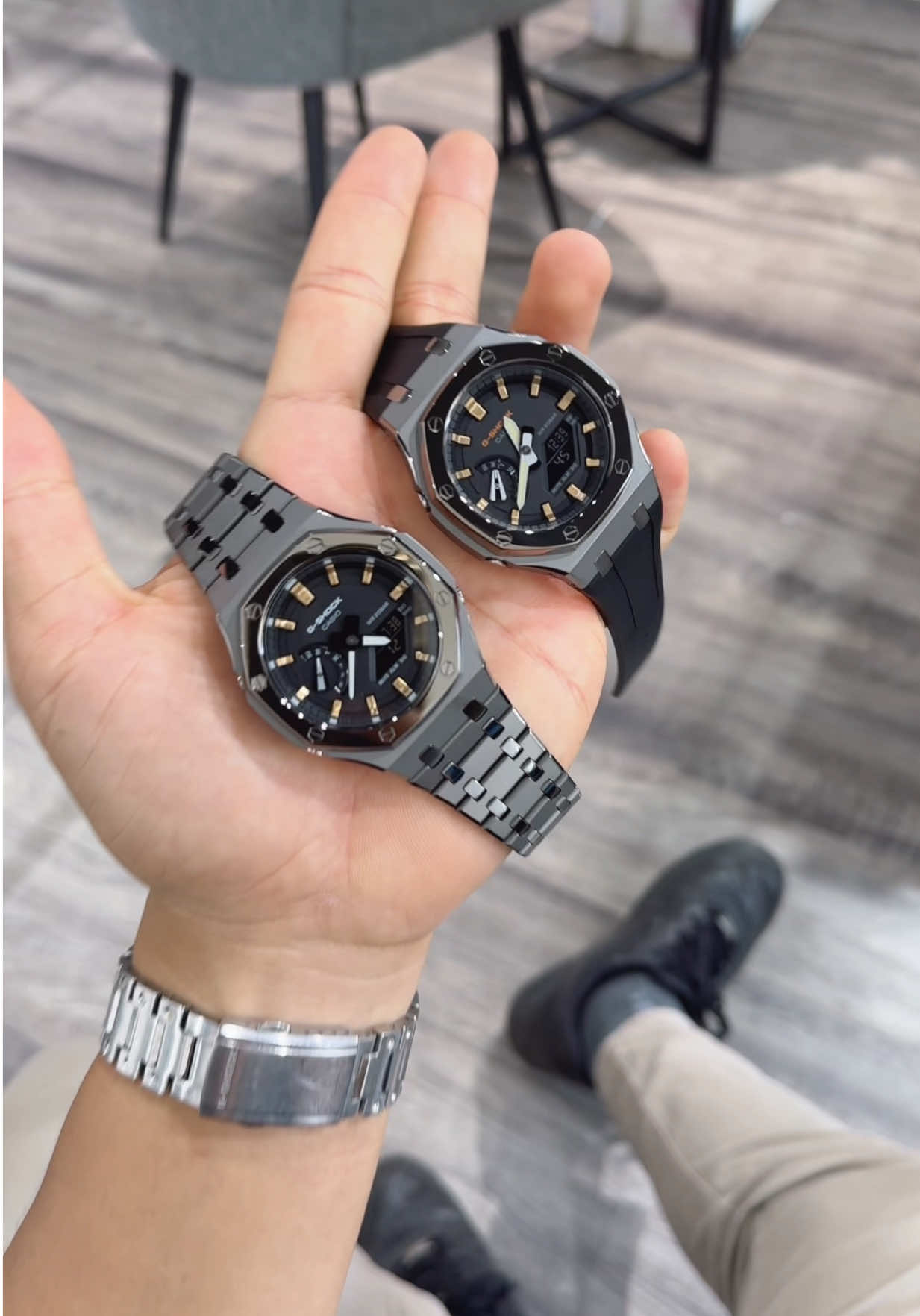 មកវិញហេីយ​ តួឯកទាំងពីរ, GA-2100, Customized, Gshock! #TheWATCH #foryou #fyp #watches #fyi #viral #gshock 