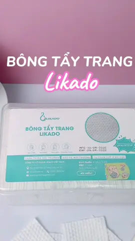 Bông tẩy trang Likado này xài thích nè mấy bà, có hộp nhựa nữa tiện ghê! #bongtaytrang #bongtaytrangquocdan #bongtaytranglikado #likado #review #meoreview999 #xuhuong #topbanchay #topthinhhanh 