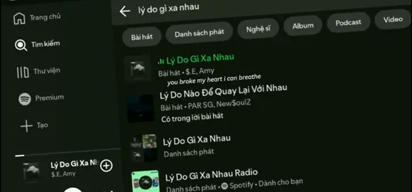 lý do gì xa nhau ?