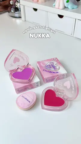 má hồng kem highlight hiệu ứng ánh nước , căng bóng siu xinh 🫧✨😚 #nukka #makeuptutorial #makeup #phanmahonganhnuoc #phanma #phanmahongdangkem #review #highlighter #xuhuong #viral #fyp #thaothichriviu #muataitiktokshop 