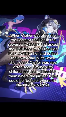 i started to like her more after the 3.3 quest #hsr #HonkaiStarRail #hsrcreators #cipher #cipherhonkaistarrail 