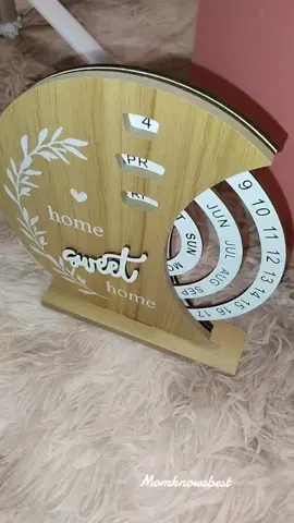 Manual Rotating Desk Calendar wooden creatives #creatorsearchinsights #fyp #MomsofTikTok #fypageシ #momknowsbest #fypage #clock #manual #wooden #creative #aesthetic #style #rotating #desk #dailytime #calendar #months #days  #homesweethome🏡 
