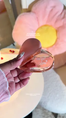 Perf gift idea heart shape bottle packaging #perfume #giftidea #longlasting #pink 