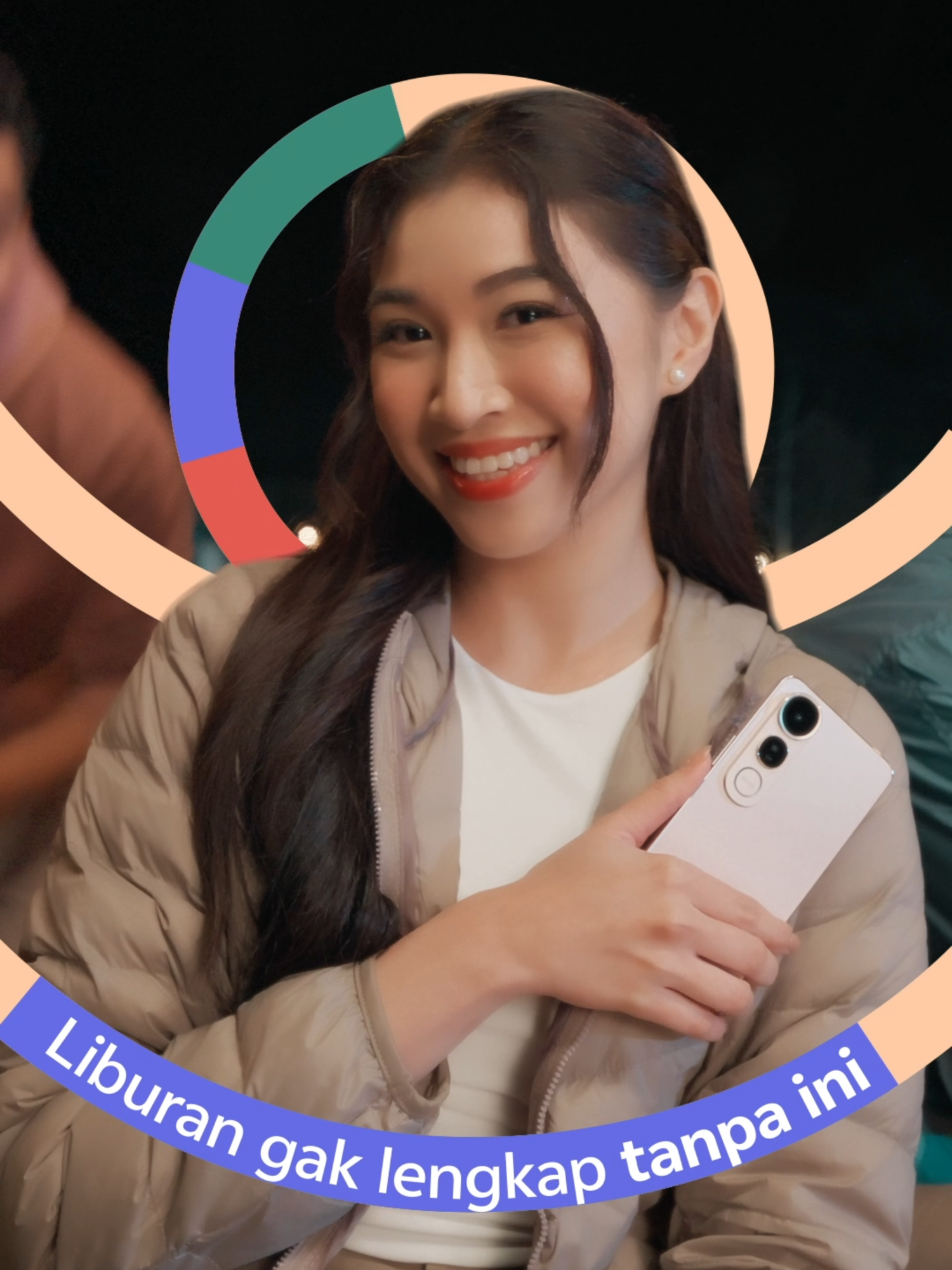 Liburan kalau gak foto-foto tuh kayak sayur tanpa garam, kurang lengkap 🫠 Abadikan momen liburan pakai kamera 50 MP Sony IMX882 dari #vivoV50Lite. Foto lebih jernih, liburan lebih seru 🙌 #LebihTipisLebihKuat