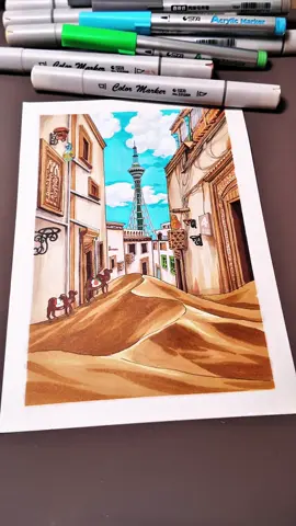 #fyp #drawing #drawingtiktoks #uktiktok #healinglandscapepainting 