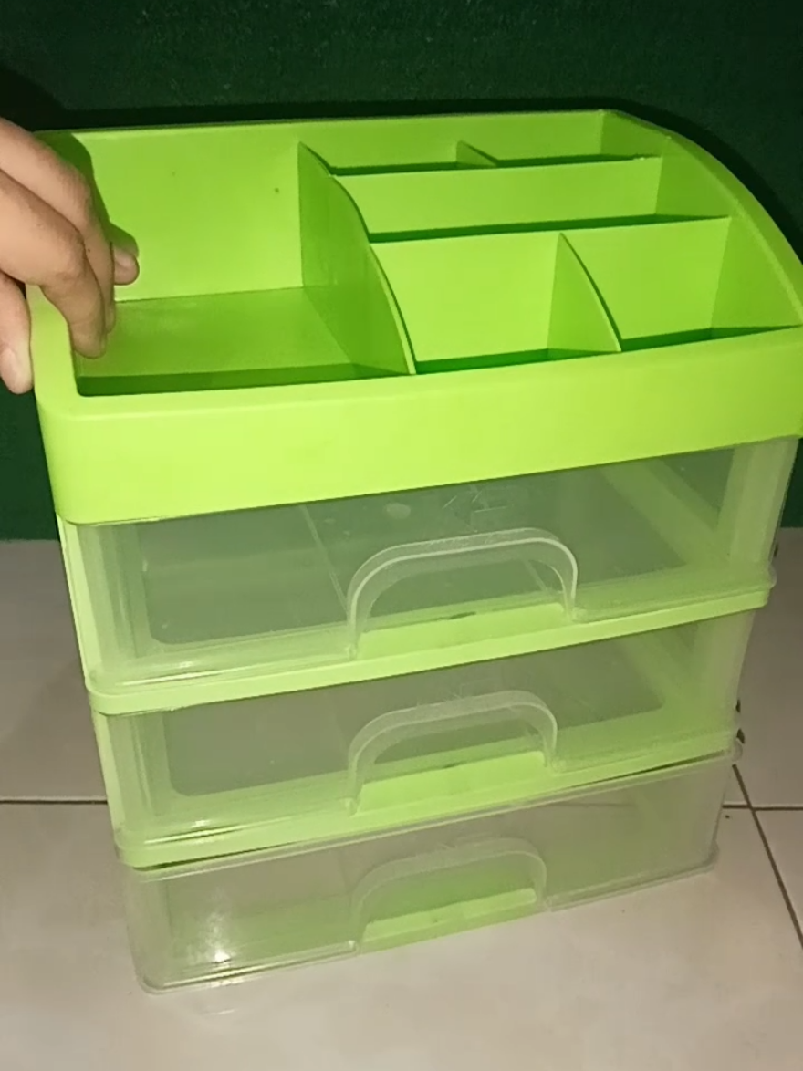 Promo Rak kosmetik 3 susun serbaguna muat banyak barang #rakmini #lacimini #tempatskincare #rakkosmetik 