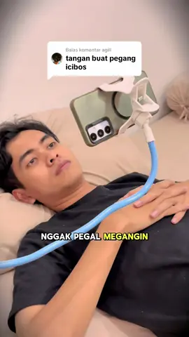 Membalas @agill Lazypod Holder hp buat kaum rebahan #lazypod #lazypodholder #holderhprebahan #nontonsambiltidur #wibgajian 
