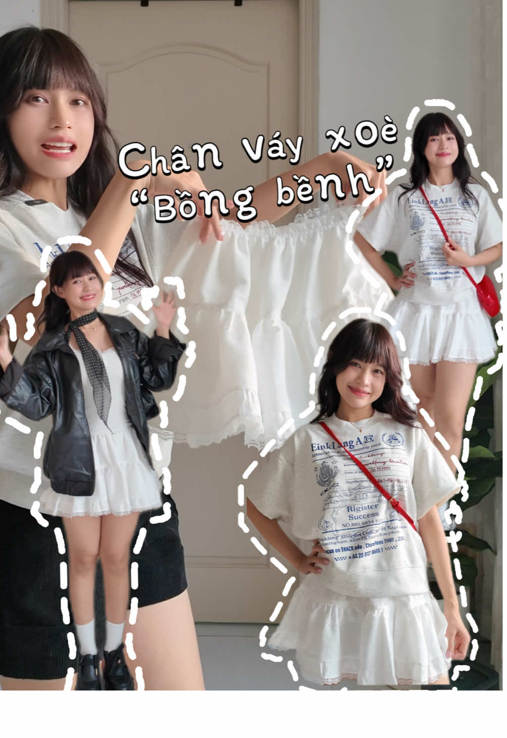 Chân váy bồng bềnh xinh xỉu #pingdiary 