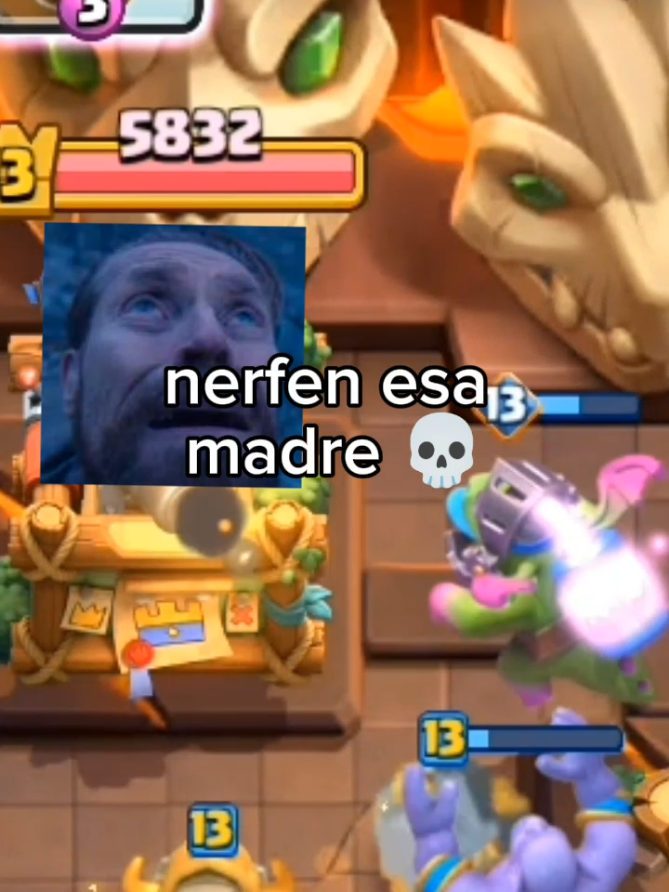 nerfen esa madre 💀  #clashroyal 