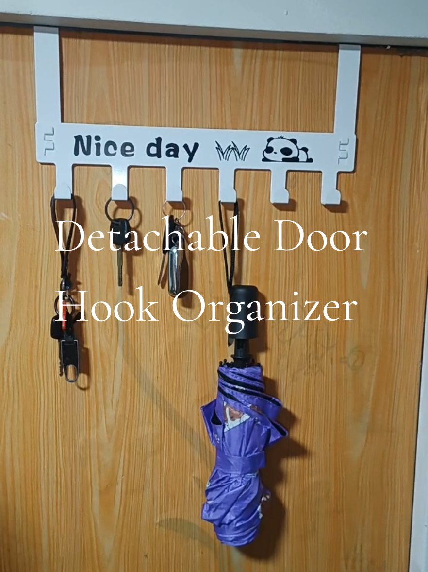 Aesthetic stainless steel rear door hook #hook #door #aesthetic #organizer 