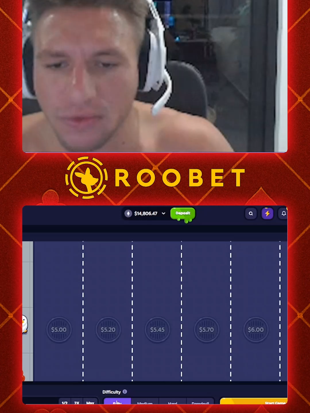 he just speedran respect #stevewilldoit #steve #roobet #kickstreaming