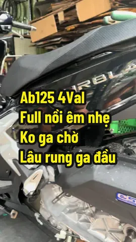 Ab125 4val làm nồi nơi khác đi gợn , rung ga đầu nhiều … ghé mình up lại full bộ nồi mới đi êm ái , lâu rung , ko gợn ga 40-50 nha ae . Khách ra thử xe 1 vòng là rớt tiền nha ae 😁