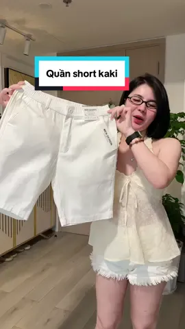 Quần short kaki nam trẻ trung #trienchieudangyeu #review #quankakinam 