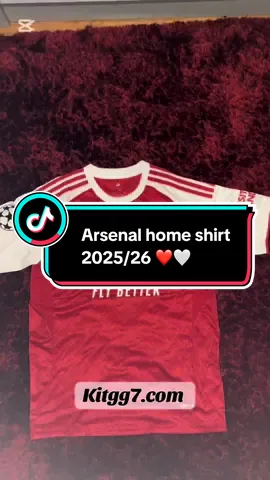 Unboxing Arsenal’s home shirt for next season! Arsenal 25/26 from KITGG7.COM #footballshirt #footballtiktok #fyp #football #unboxing #jerseyxpress 