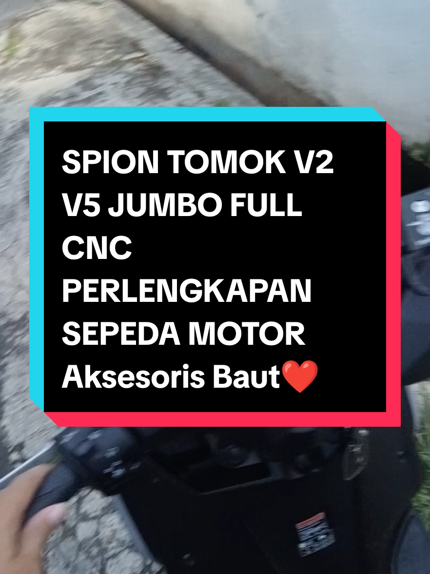 SPION TOMOK V2 V5 JUMBO FULL CNC PERLENGKAPAN SEPEDA MOTOR Aksesoris Baut❤️‍🔥