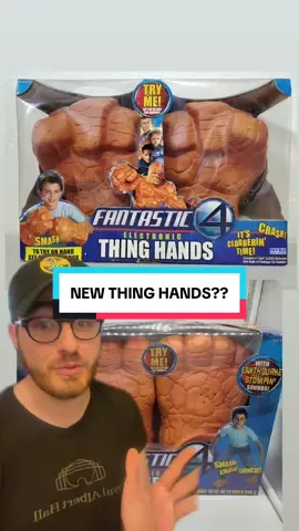 Since filming this video, I found out they ARE available for pre-order on @Entertainment Earth. IT’S CLOBBERIN TIME! #marvel #fantasticfour #thing #hands #mcu #hasbro #entertainmentearth #marvelstudios #marveltok #mcutok #mcutiktok #marvelfan 