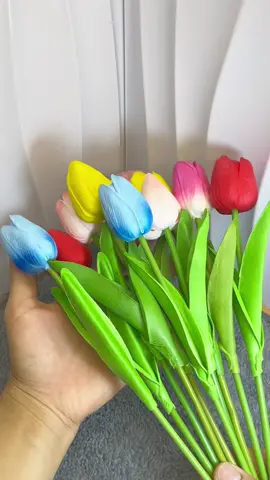 Hoa tuylip dercor góc quay, trang trí bàn khách , bàn làm việc màu sắc tươi mới #muataitiktokshop #hoatuylip🌷🌷🌷 #hoatrangtri 