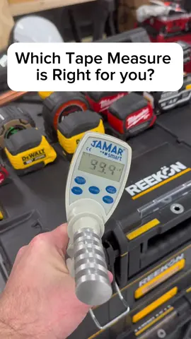 Which tape measure should you be using? 