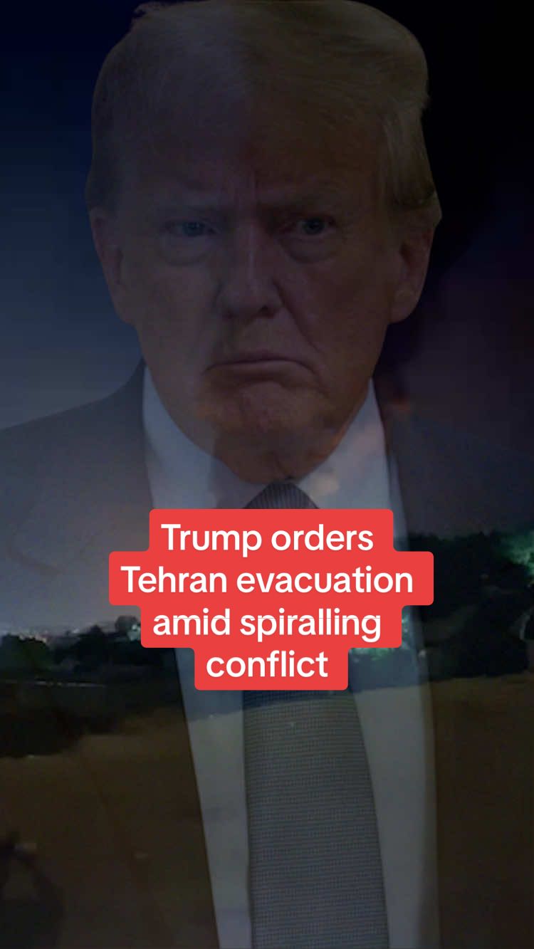 ⬆️READ MORE HERE⬆️ Trump orders Tehran evacuation amid spiralling conflict #Dailymirror #Trump #War 