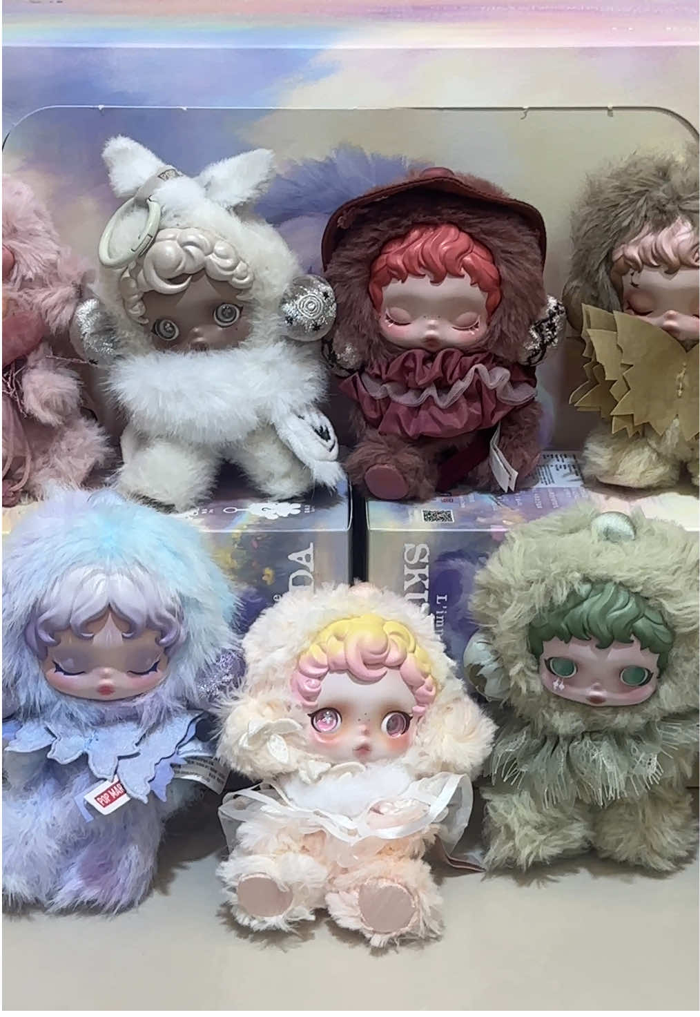 unboxing the new skullpanda l'impressionnisme and making it un grrr 🐆 ada secret diantara semuanya! tebak yang mana 🥹💕 #popmart #skullpanda #limpressionisme #arttoys #blindbox #plush #impressionism