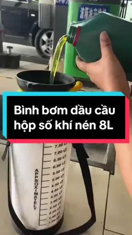 Bình bơm dầu cầu hộp số khí nén 8L #binhbomdauhopso #bomdauhopso #thosuachuaoto #suachuaoto 