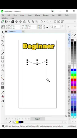 memanfaatkan tool distort membuat vector effect glow di corel | eps 9 #coreldraw #corel #coreltrick 