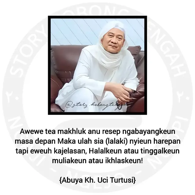 ALMAGHFURLAH ABUYA KH. UCI TURTUSI 🥺🤍🥀