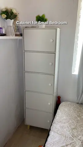Very space saver cabinet I super love this coz it maximizes the space of my room🤍✨ #cabinet #cabinetforclothes #storageorganizer #organizer #woodencabinetforclothes 