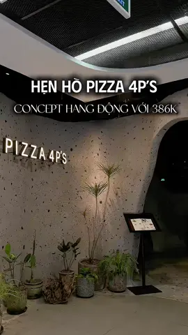 Pizza 4P’s có vibe bí ẩn quá ta #food #fypシ゚ #tiktokviral #y #ancungtiktok #reviewanngon #saigon #viral #pizza #beohayanvat 