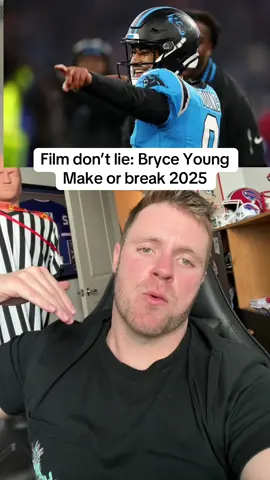 Bryce Young’s footwork could either save him or sink him in 2025 #bryceyoung #panthers #nfl #nflnews #nflmemes 