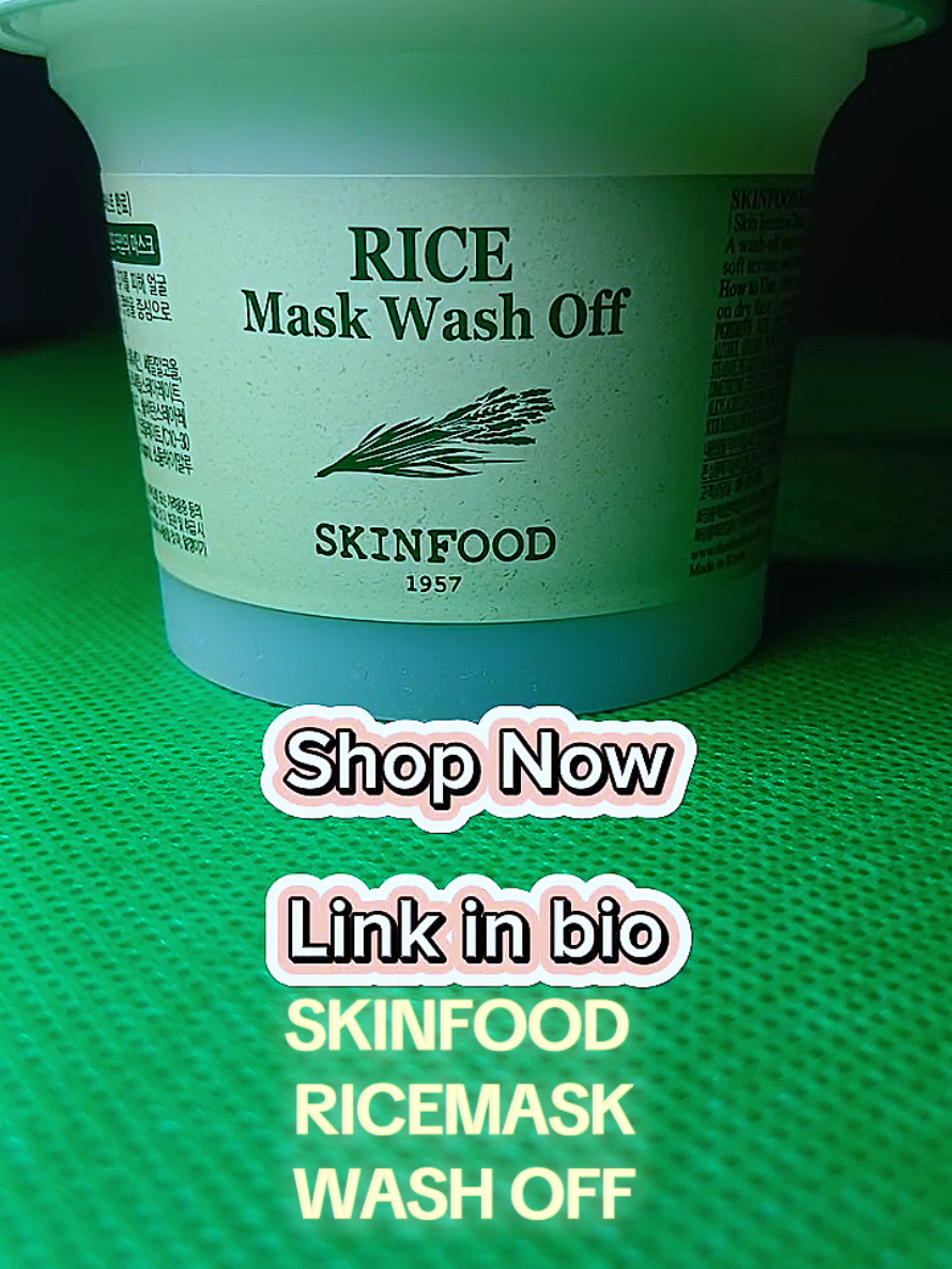 THIS SKINFOOD RICE WASH OFF MASK HAS BEEN SAVING MY SKIN FOR THE LONGEST. @skinfood_global @skinfood_official @skinfood__influencers  #skinfood #ricemask #facemask  #dullskin  #pore  #skincareproductsmusthave #skincareproduct  #SelfCare  #selfcare  #selfcare#kbeauty#glassskin 