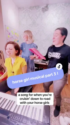 also for non-horse girls ❤️‍🔥 ft. @Cara Rose DiPietro @Joanna Burns and @Amanda D'Archangelis  “Honey Honey Put Your Hands Up” music by Joanna Burns lyrics by @Lisa Mongillo  from our musical 🎶 We Are The Benjamin Harrison High School Horse Girls 🎶 #broadway #broadwaytheatre #newmusicaltheater #broadwaymusicals #theatre #theatrekid #theatrekids #theatretok #theatretiktok #comedy #comedysong #newsongs #musicaltheaterwriter #newmusical #horse #horsetok #horsegirl #Summer #cararosedipietro #sabrinacarpenter #amygrant #90s #1990s #pop #popmusic #newmusicalert 