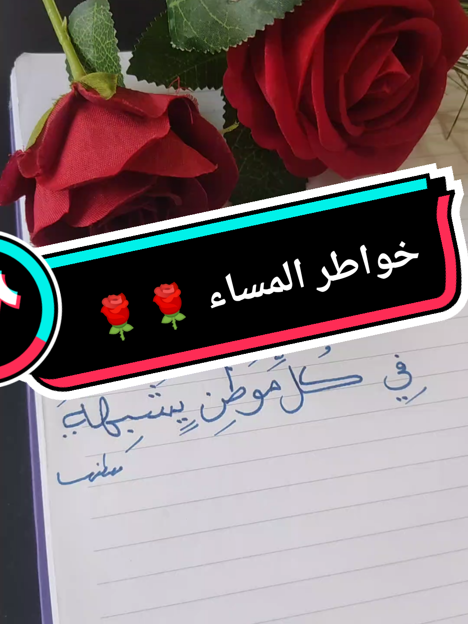 خواطر المساء 🌹🌹  #خط_عربي #خطاطجي #خطي #تصويري #تصميمي #همسات #خواطر #سوريا #مصر #تركيا #مرسين #اسطنبول #السعودية #الرياض #جدة 