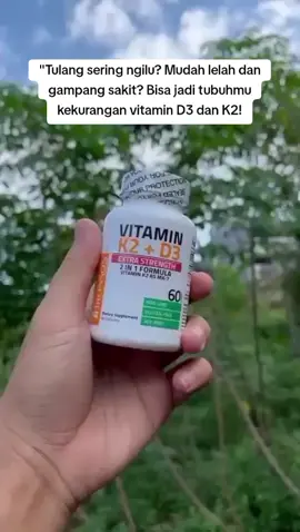 Bronson Vitamin K2 + D3 hadir sebagai solusi lengkap dalam satu kapsul praktis. Kombinasi vitamin D3 dan K2 MK-7 bekerja sinergis untuk: Menjaga kesehatan tulang & gigi, Mendukung fungsi sistem imun, Melindungi jantung dengan membantu distribusi kalsium yang tepat, Sudah tersertifikasi, bebas gluten, dan diproduksi oleh brand terpercaya sejak 1960.  #bronsonk2d3 #vitamind3k2 