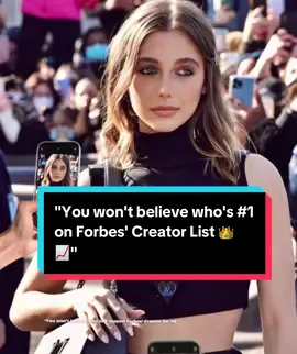 Forbes just dropped their Top 25 Creators of the year—and the numbers are insane. These influencers are turning content into empires. Who do you think deserves to be #1? 👇 #ForbesList #ForbesCreators #TopCreators2025 #CreatorEconomy #InfluencerLife #TikTokCreators #ContentCreators #DigitalEmpire #ForbesList #SocialMediaMoney #CreatorRanking #ViralCreators #TikTokMoney #SideHustleToEmpire 