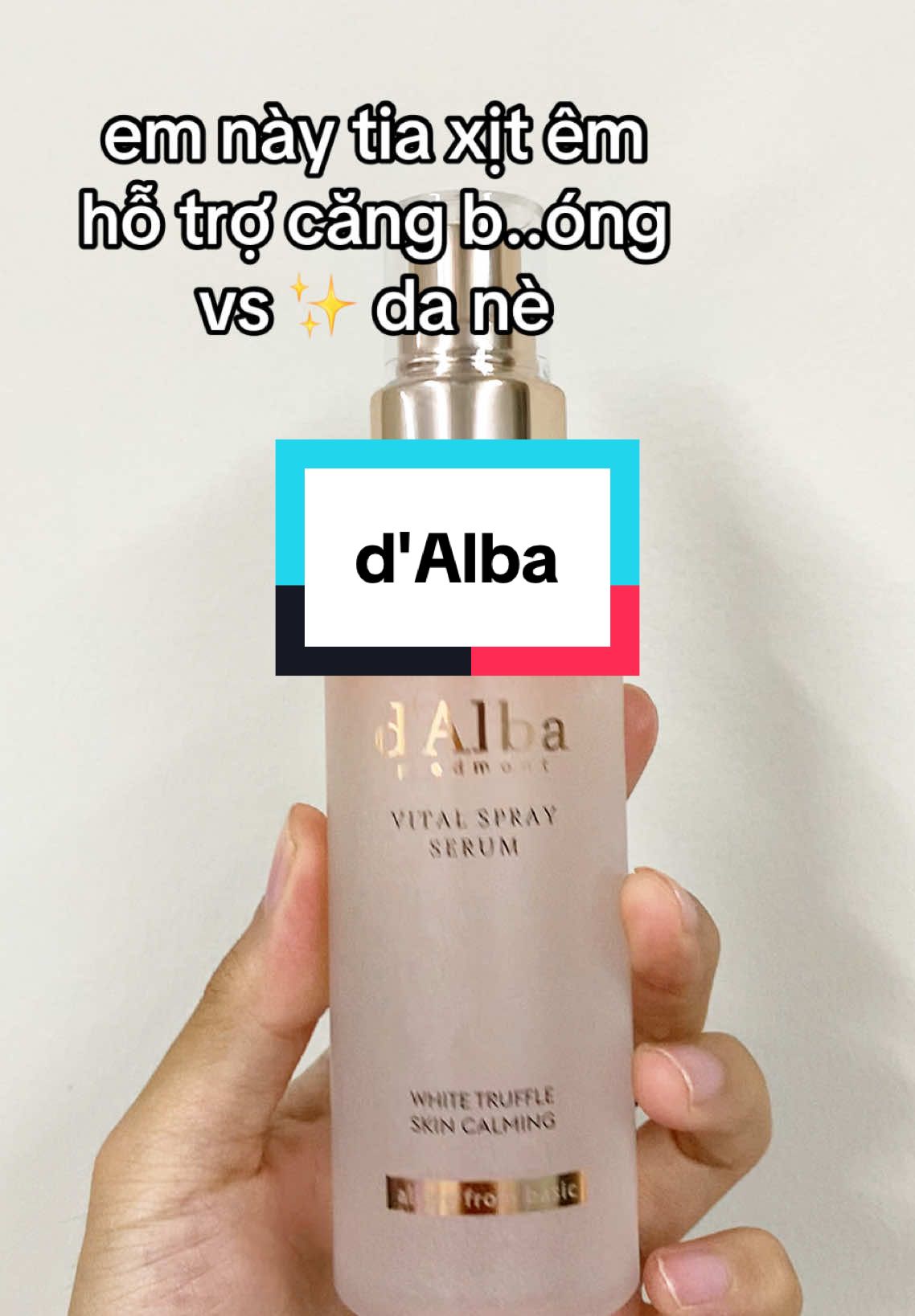 Serum dAlba dạng xịt #xuhuong #skincare #dalba 