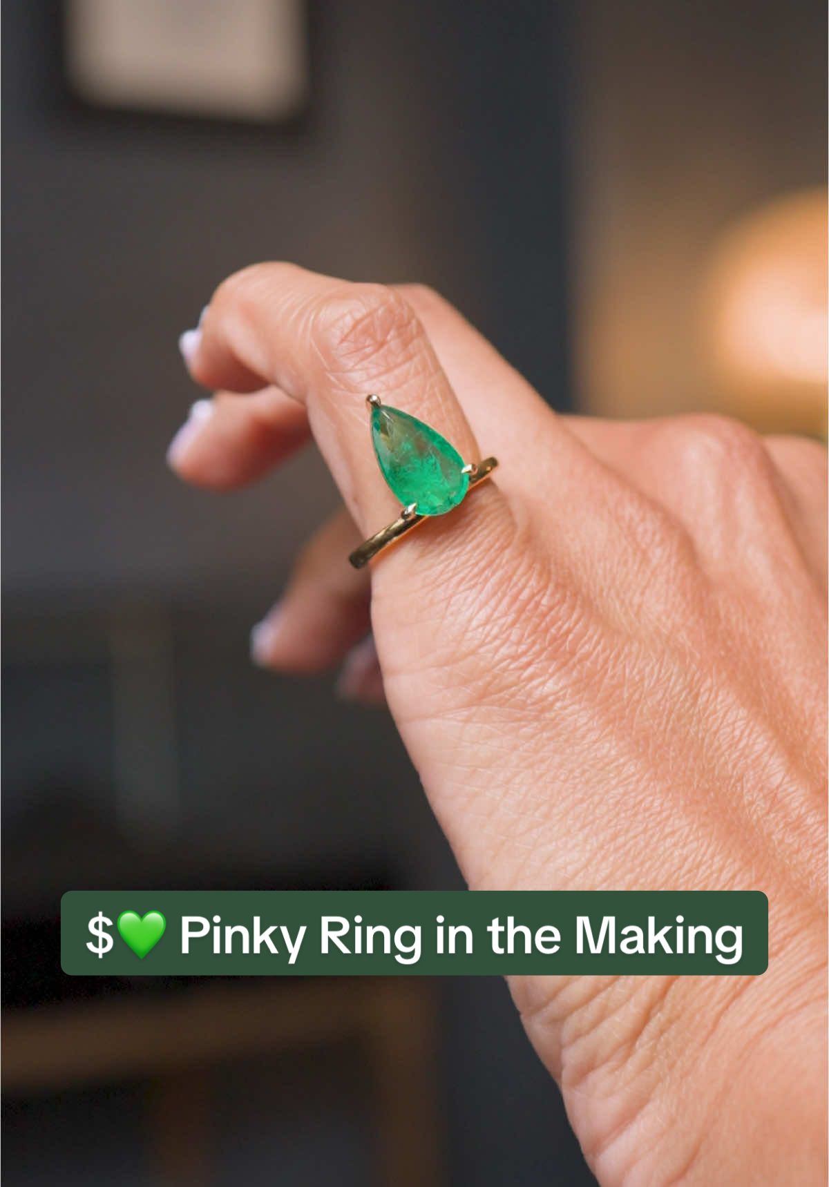 There’s something bold about a pinky ring... especially when it’s holding a flawless 1.85 carat Zambian emerald 👑  Crafted in solid 18k yellow gold, luster so clean it glows. Would you rock this? @milestonesfinejewelry | 📍 Chicago  #finejewelry #emeraldring #pinkybling #luxuryemerald #zambianemerald #happyjewelers #traxnyc #customjewelry #luxuryring #milestonesfinejewelry #steelevisuals #fyp 