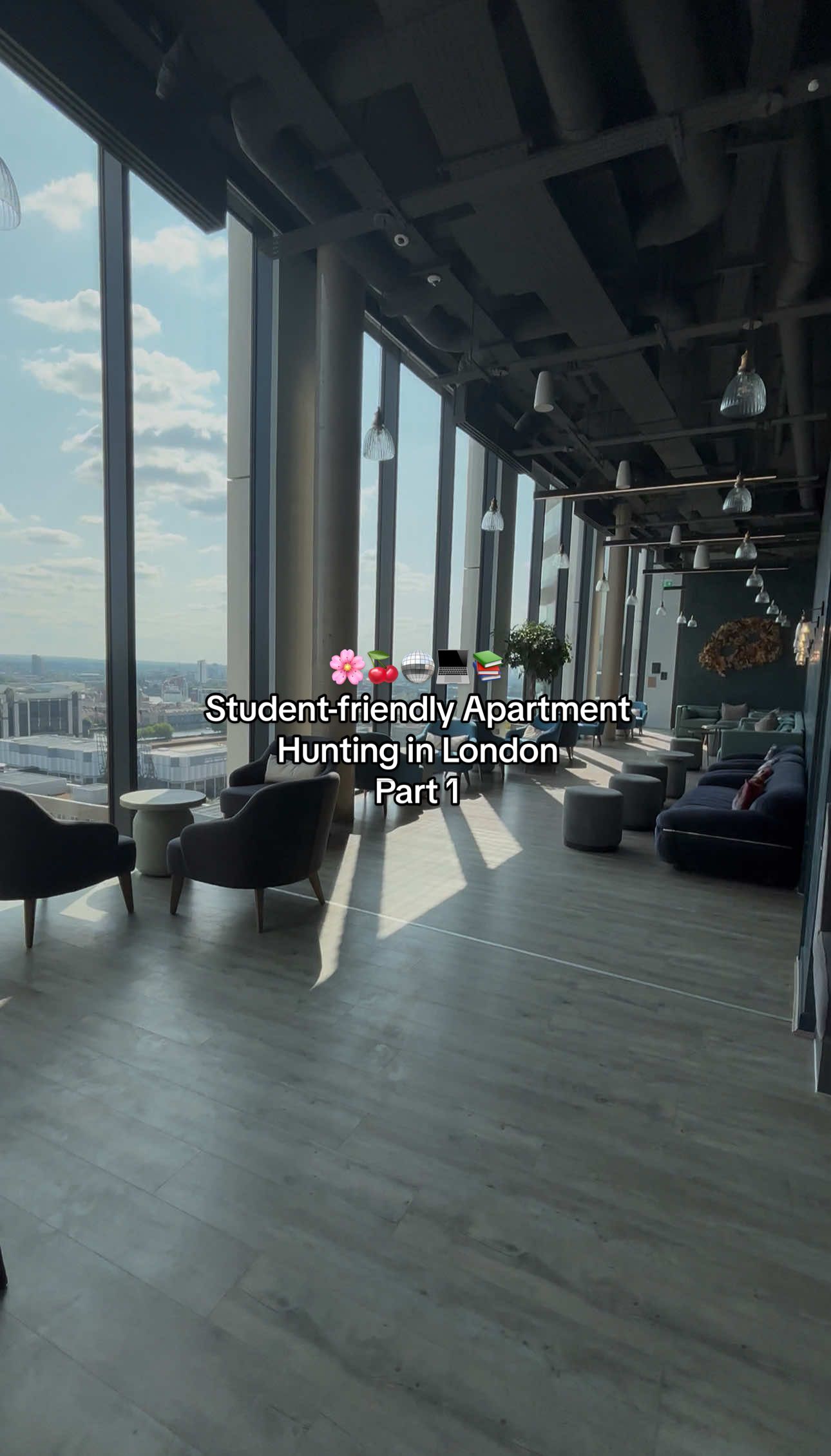 📍The Ark, Canary Wharf Where should I visit next?  #london #apartment #apartmenthunting #canarywharf #studio #luxury 