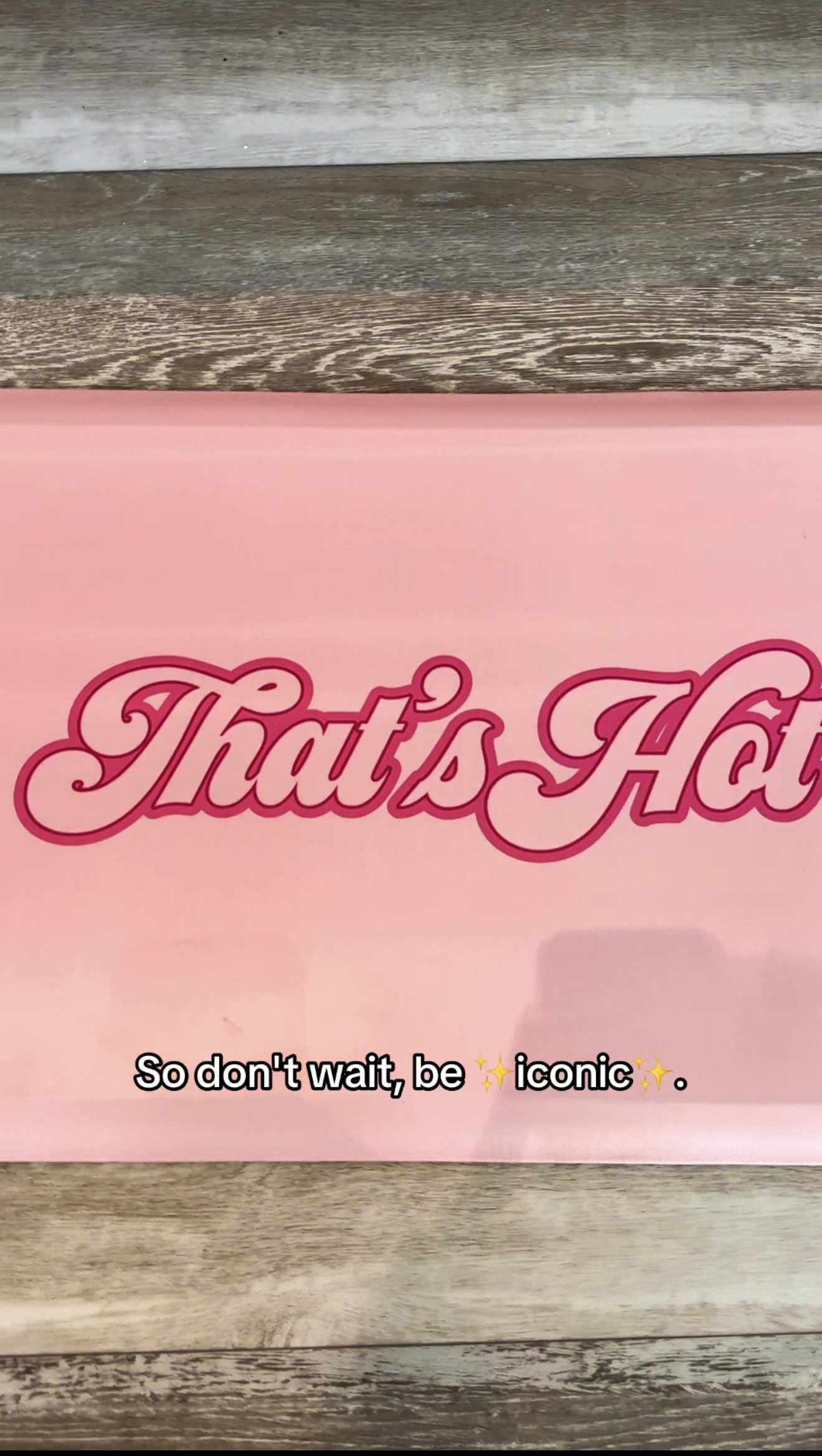 This mat? She’s pink, she’s comfy, she’s ICONIC.💕✨