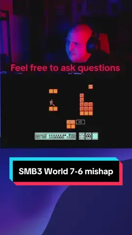 Also where I messed up on SMB3 world 7-6 #tiktoklive #livehighlights #smb3 #mishap #messedup #fail #fypシ #foryoupage❤️❤️ 