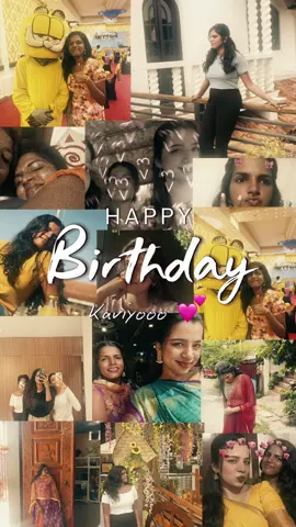 Happiest birthday Kaviyooooo, ILYSM ! Vayasagudhu pullaiku porupu varatum dum dum 🤭  @Kavivashini  #birthday #sistergoals 