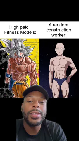 Goku versus Saitama modeling gig